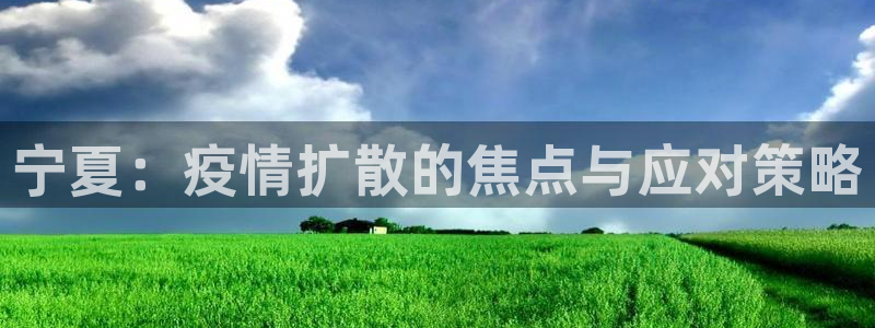 黑料网红吃瓜：宁夏：疫情扩散的焦点与应对